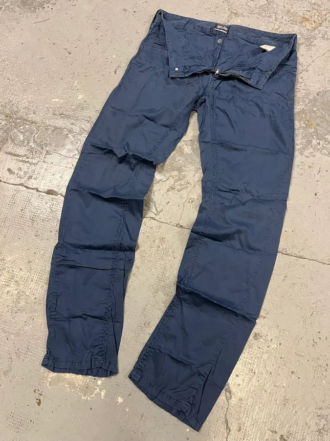 2000s Jean Paul Gaultier Blue Royal Cozy Pants CLexVLj 5