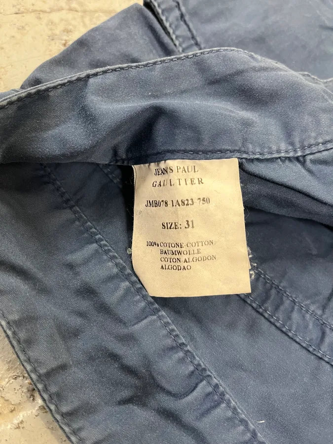 2000s Jean Paul Gaultier Blue Royal Cozy Pants CLexVLj 9
