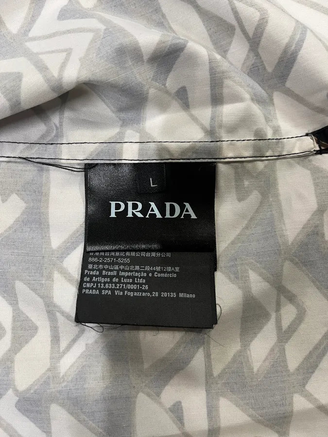 SS2019 Prada Milano Propaganda Short Sleeves Summer Shirt SDTflRp 8
