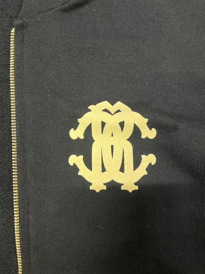 Roberto Cavalli Navy Signature Tiger Zip-up Sweatshirt KGXMWJs 7