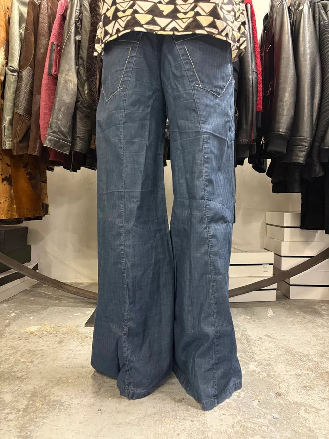 2000s Marithé + François Girbaud Wide Denim Jeans gBeuAhP 2