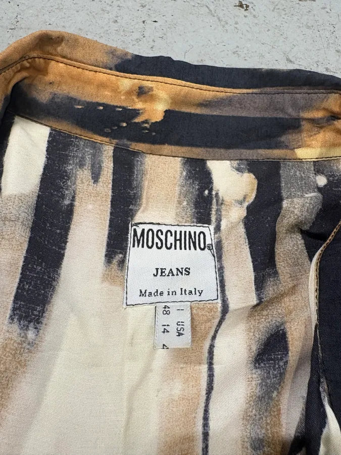 2000s Moschino Lights Lines Shirt EByNTvH 7