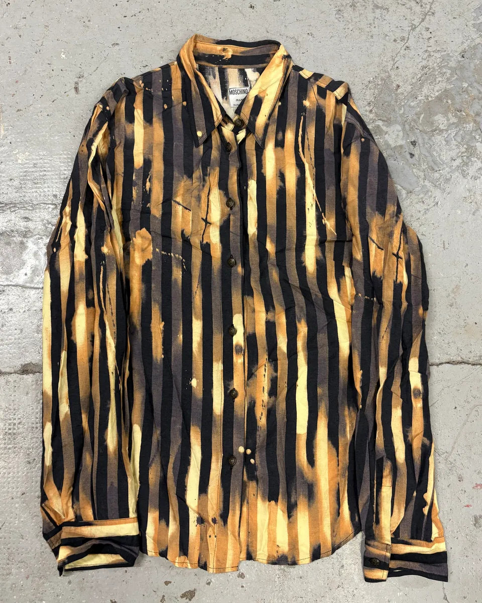 2000s Moschino Lights Lines Shirt EByNTvH 0