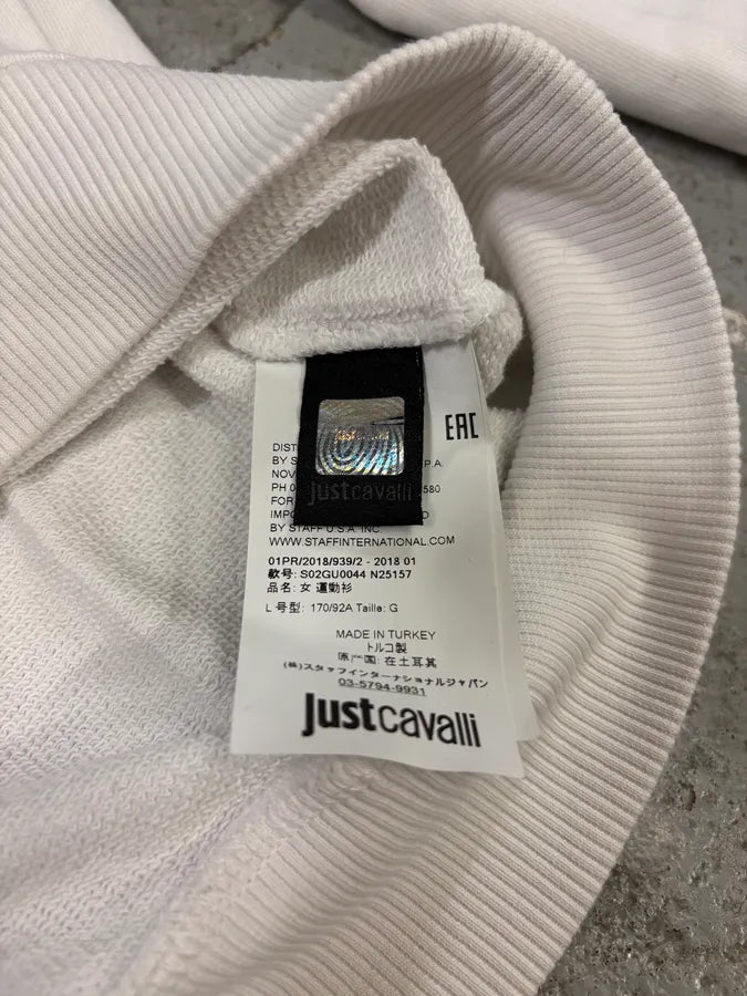 2000s Cavalli Multi Necklace White Avant-Garde Sweater aLqhbFG 10