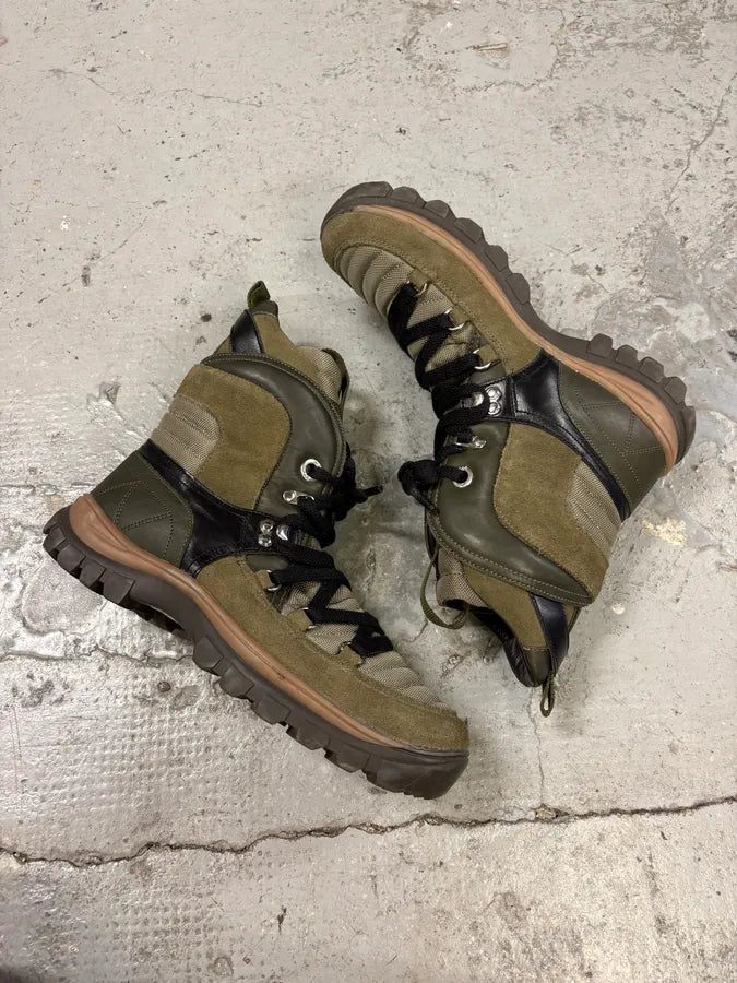 FW2010 Dolce & Gabbana Olive Moutain Beige High Shoes bpFveXW 6