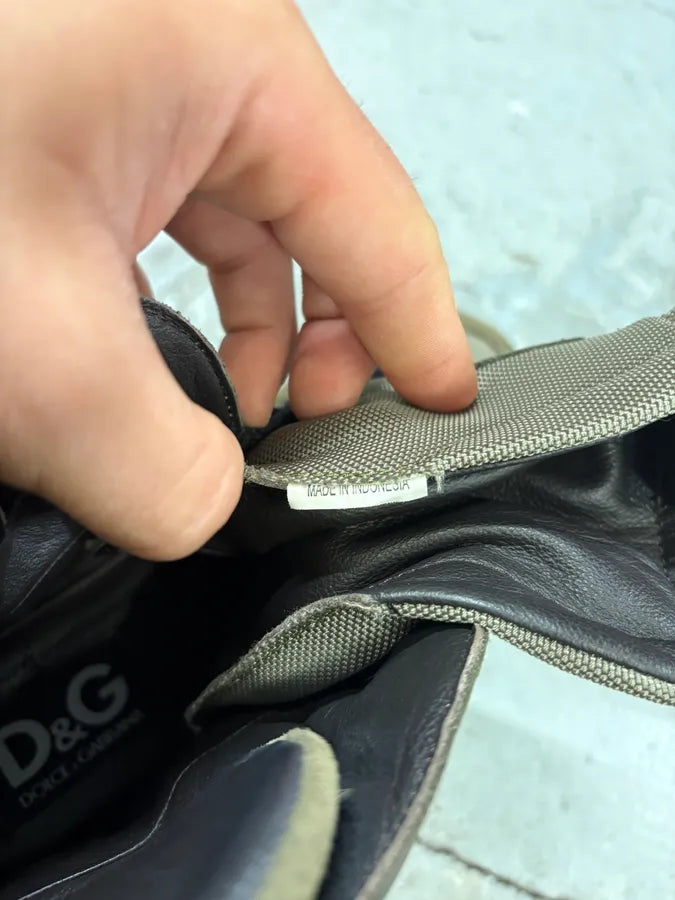 FW2008 Dolce & Gabbana Olive Moutain Beige High Shoes bpFveXW 10