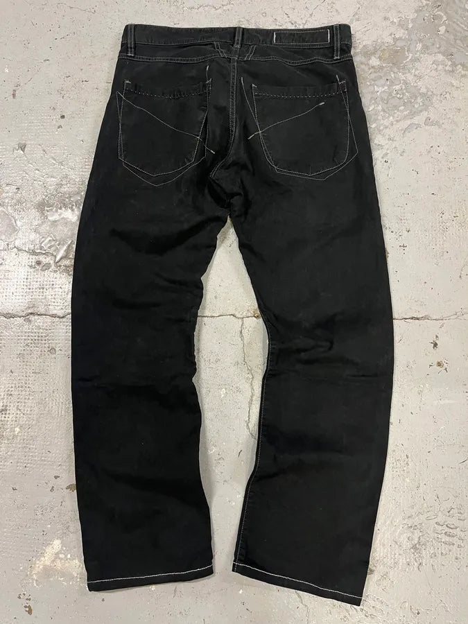 2000s Marithé + François Girbaud Black Premium Denim Jeans afBkZbJ 6