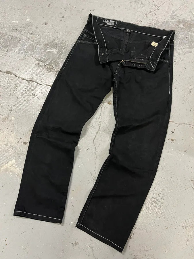 2000s Marithé + François Girbaud Black Premium Denim Jeans afBkZbJ 5