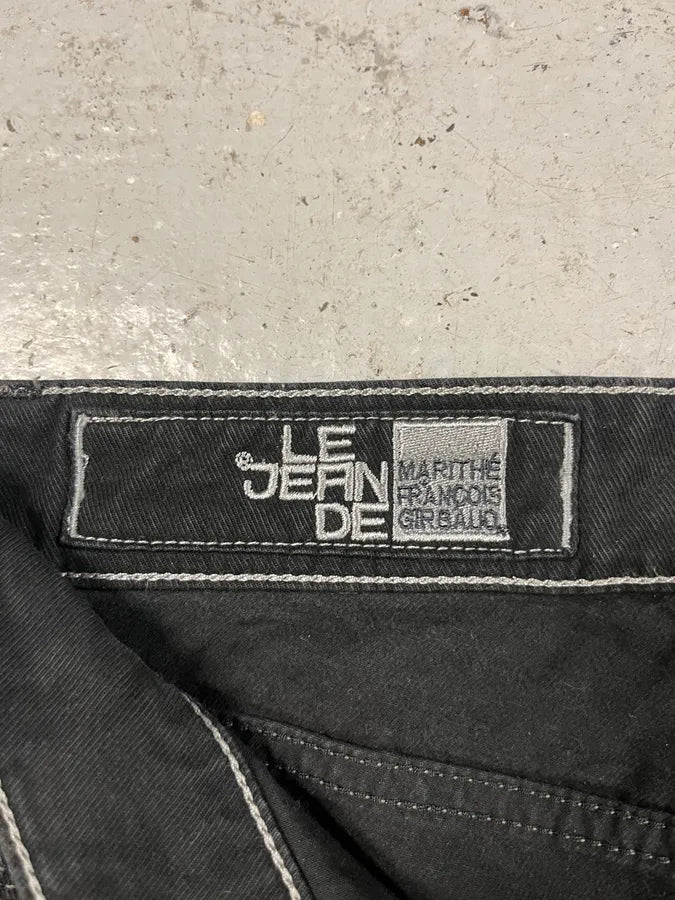 2000s Marithé + François Girbaud Black Premium Denim Jeans afBkZbJ 8