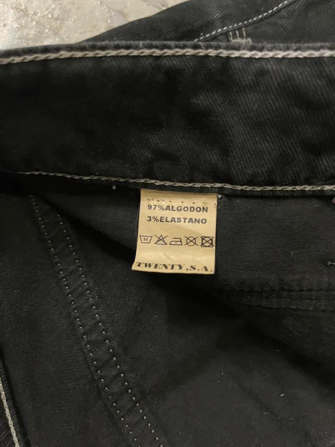 2000s Marithé + François Girbaud Black Premium Denim Jeans afBkZbJ 9