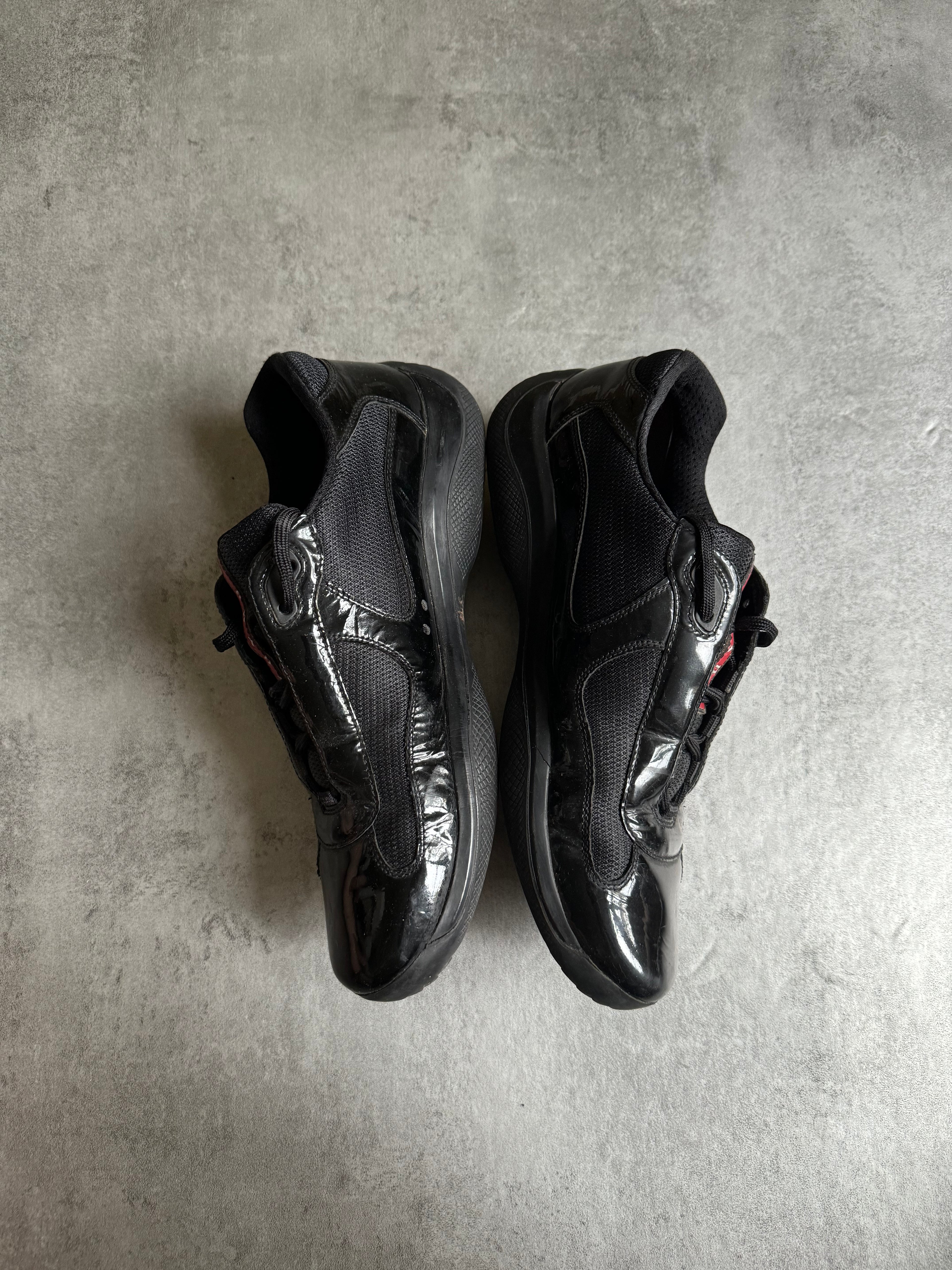 Prada America's Cup Black Satin Leather (44,5) - 6