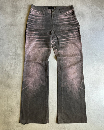 SS2004 Cavalli Shadow Obscure Denim Pants (S) - 1