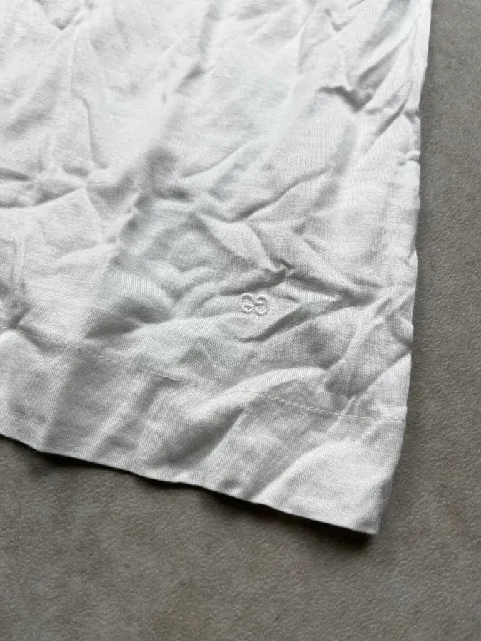 2010s Gucci White Minimalist Buttoned Polo Shirt EtBKUzq 6