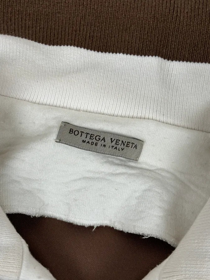 Bottega Veneta White Brown & Red Tricolor Track Jacket QvMvdPA 8
