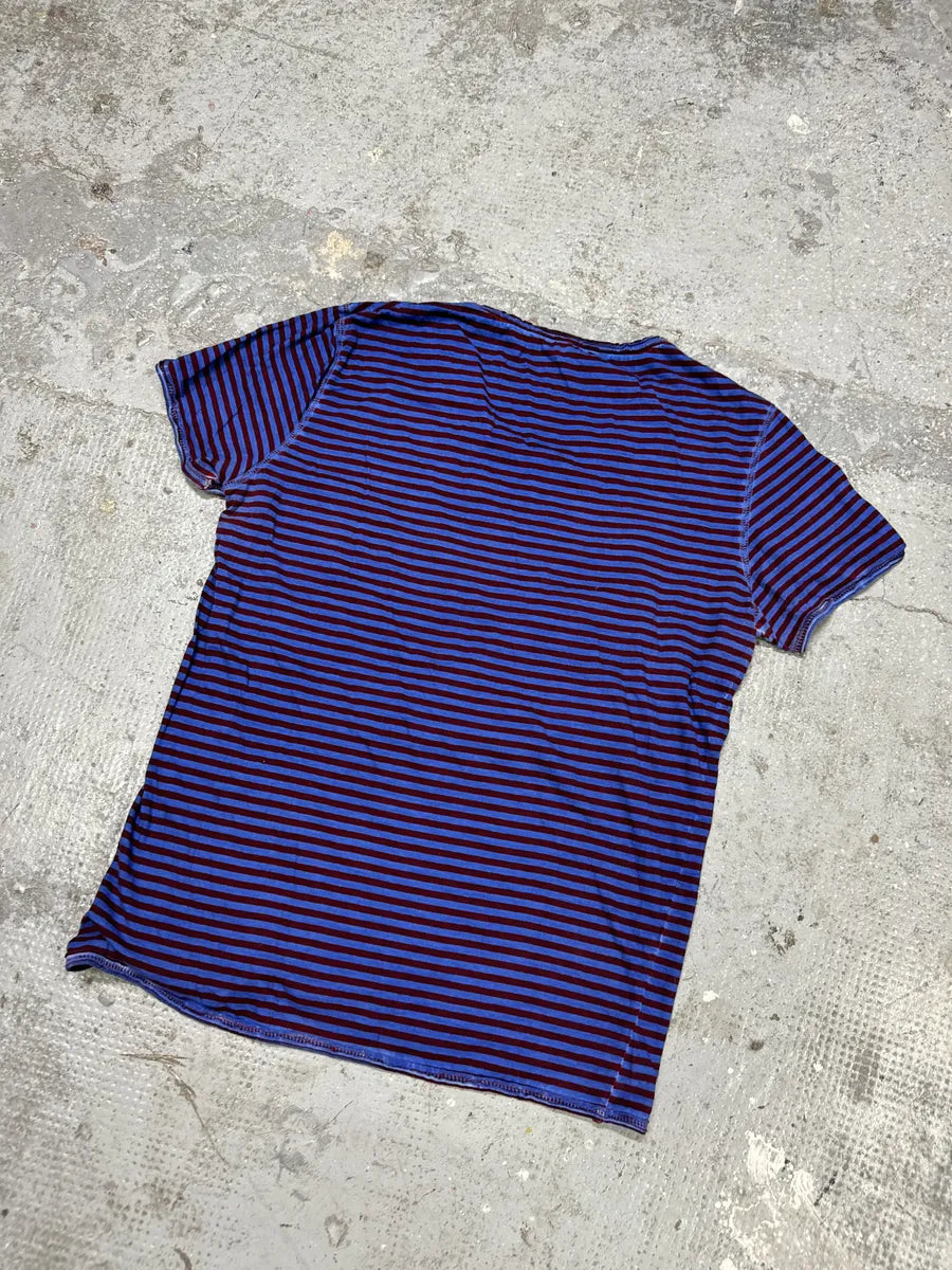 WLG by Giorgi Brato Blue & Red Striped Star T-Shirt AAUJQBP 3
