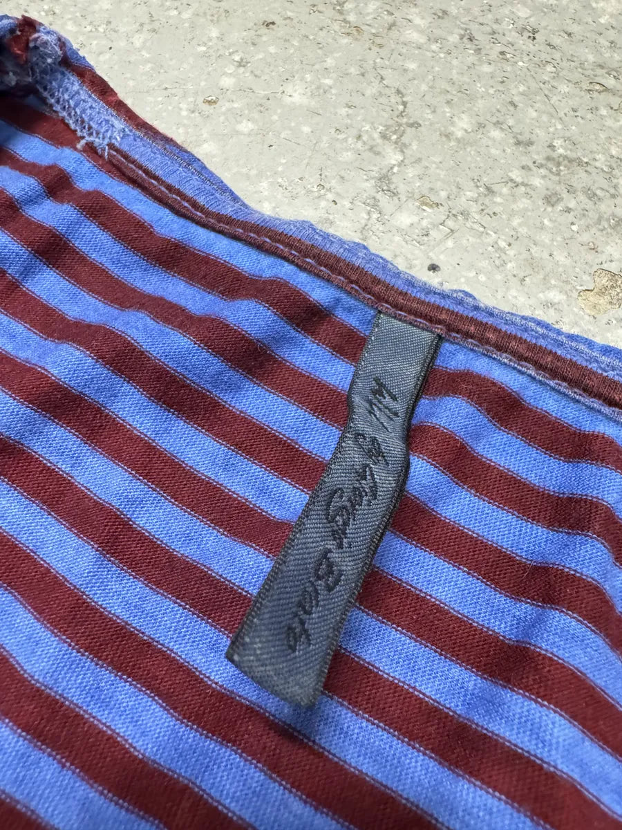 WLG by Giorgi Brato Blue & Red Striped Star T-Shirt AAUJQBP 5