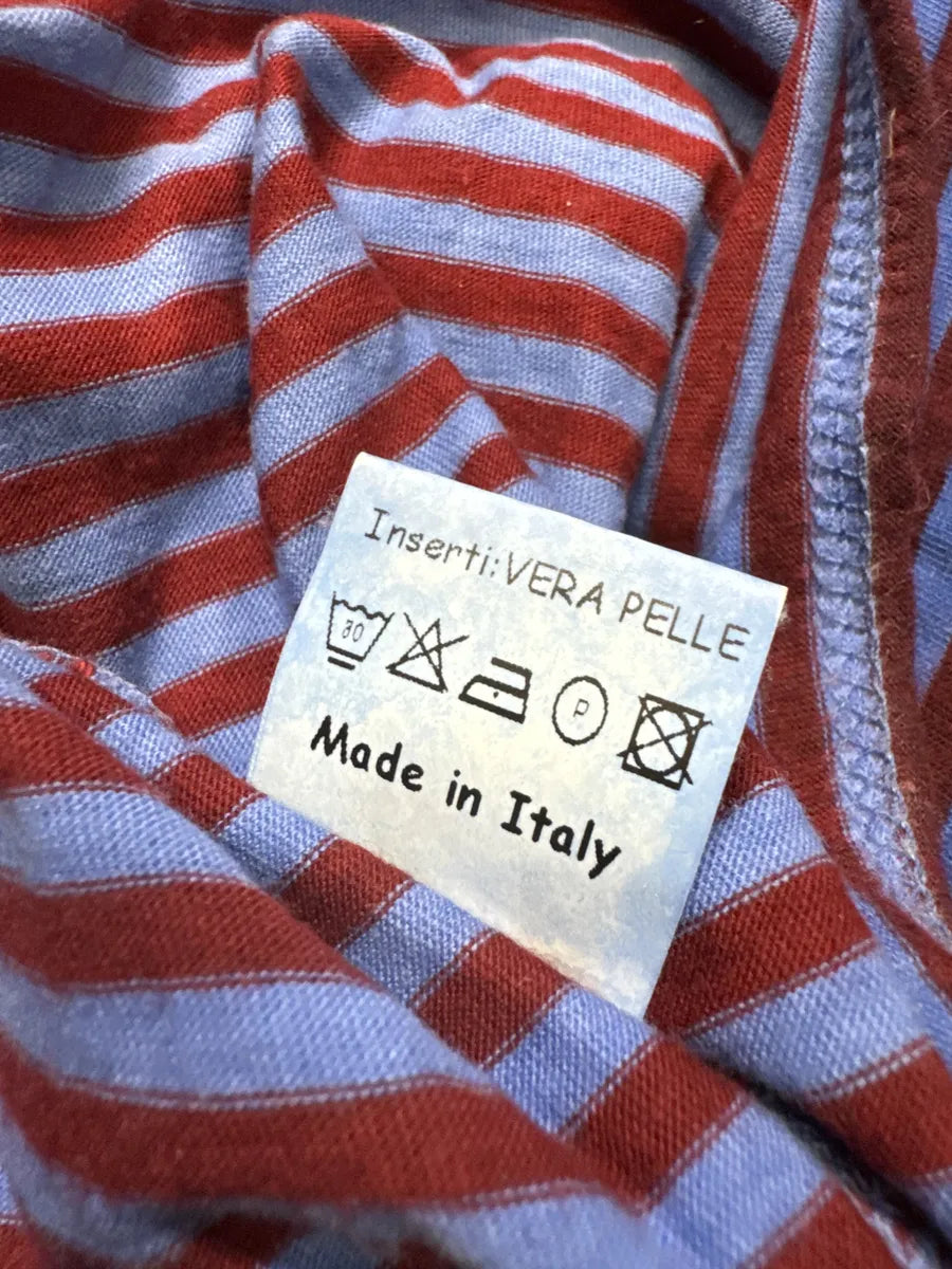 WLG by Giorgi Brato Blue & Red Striped Star T-Shirt AAUJQBP 6