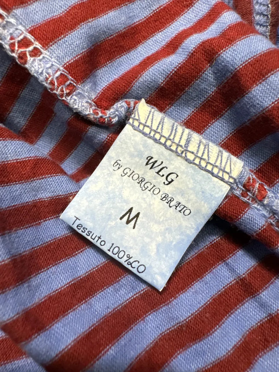 WLG by Giorgi Brato Blue & Red Striped Star T-Shirt AAUJQBP 7