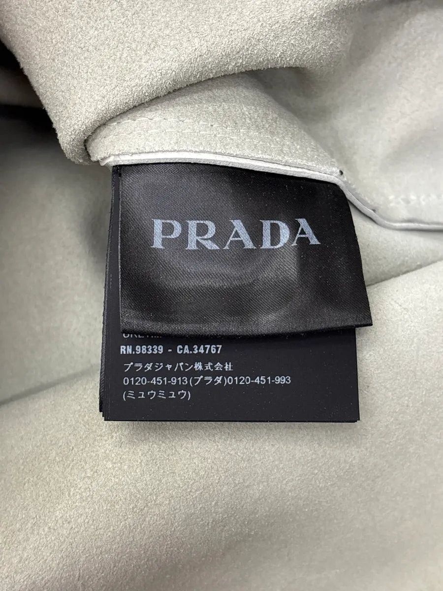 SS2023 Prada White Buckle Leather Vest wmkblbEz 10