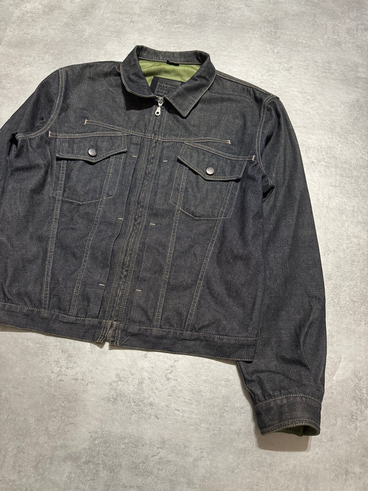 2000s Marithé + François Girbaud Brut Structural Denim Jacket (M) - 7