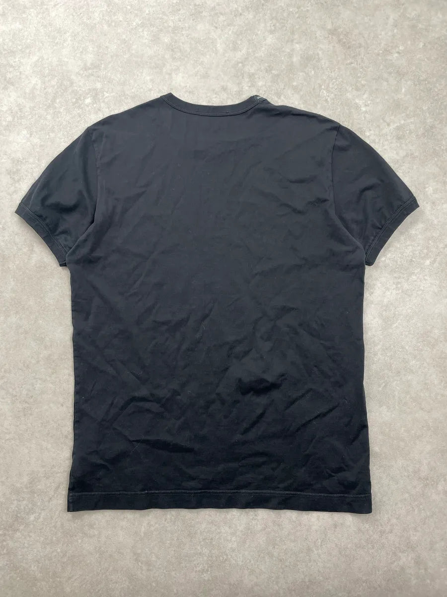 2000s Dolce & Gabbana Black Monica Bellucci Portrait Signature T-Shirt woQrxDLy 3