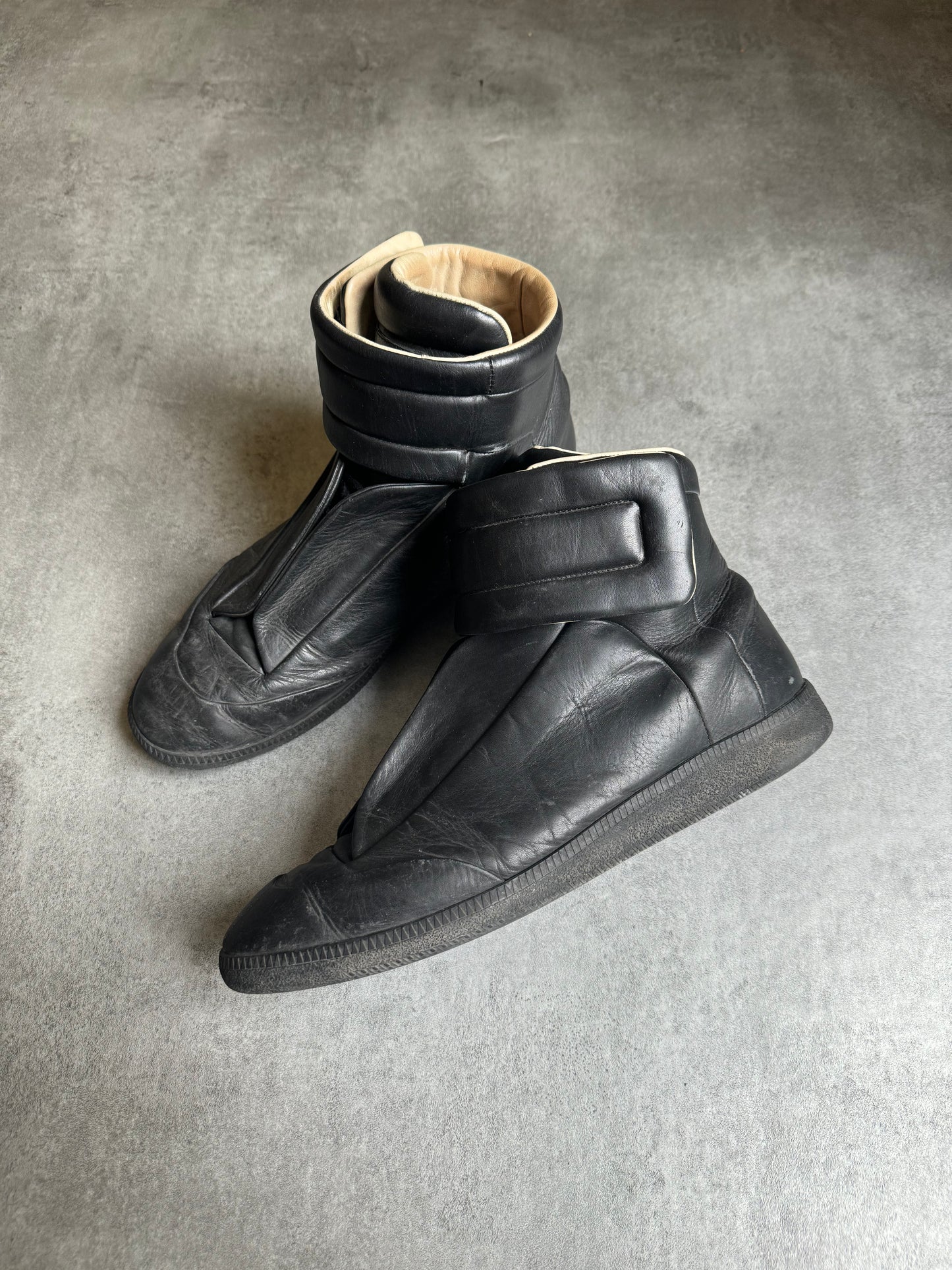 Maison Margiela Future High Black Leather (46) - 7