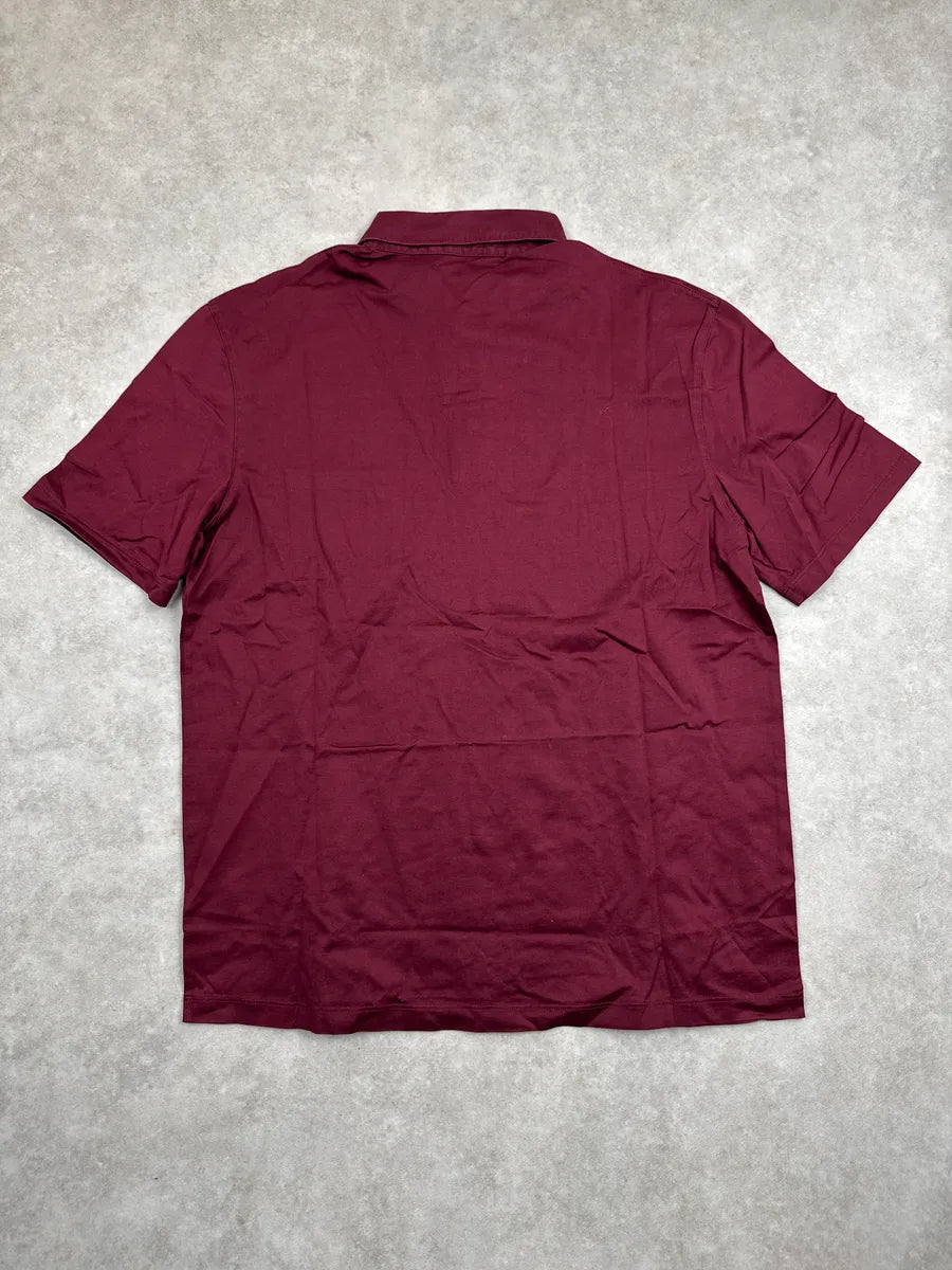 2010s Prada Burgundy Chest Pocket Polo wtERGoLP 3