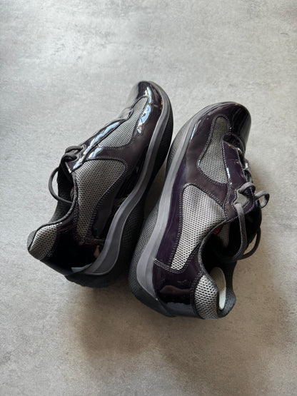 Prada America's Cup Satin Purple Shoes (44,5) - 5