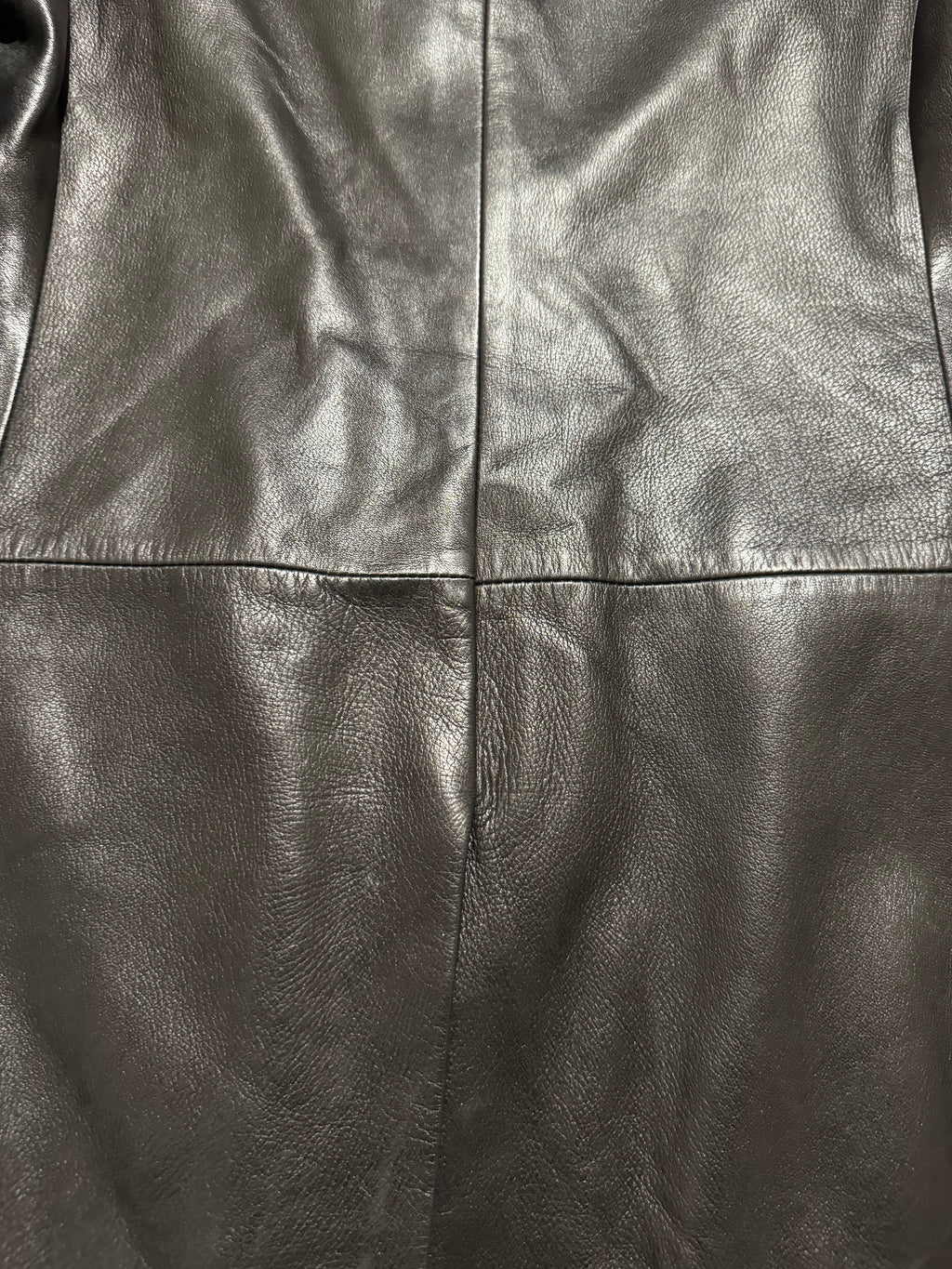 FW1999 Prada Black Padded Biker Matrix Leather Trench Jacket  (S) - 11