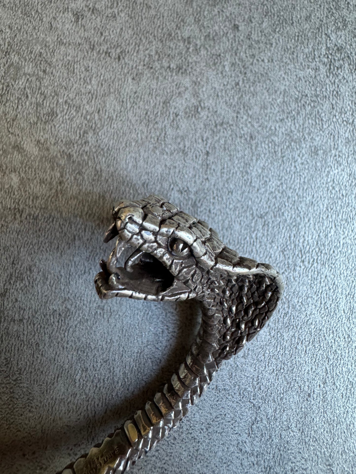 Saint Laurent Cobra Kiss Snake Bracelet  (OS) - 8