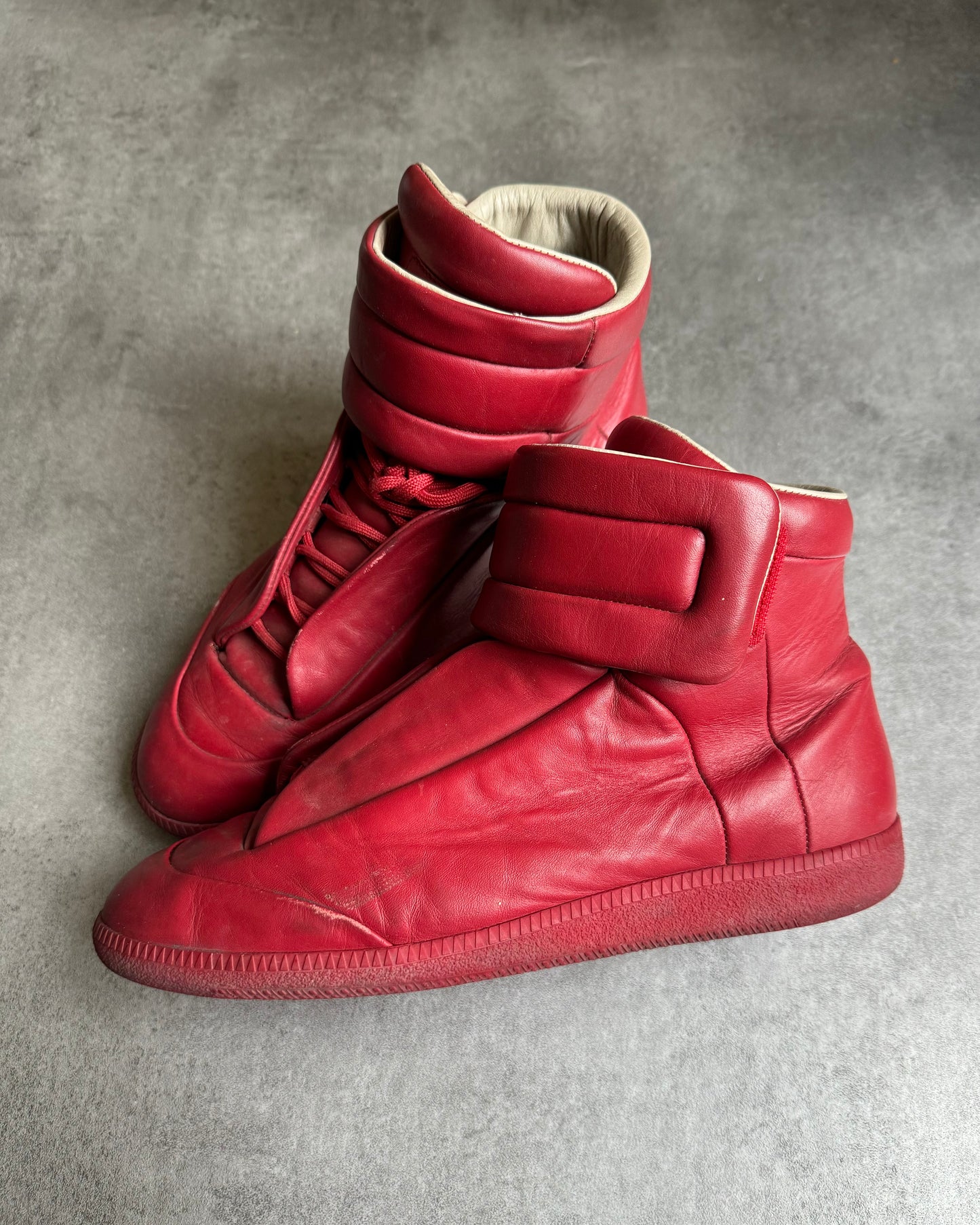 AW2016 Maison Margiela Future High Red Leather  (42) - 6