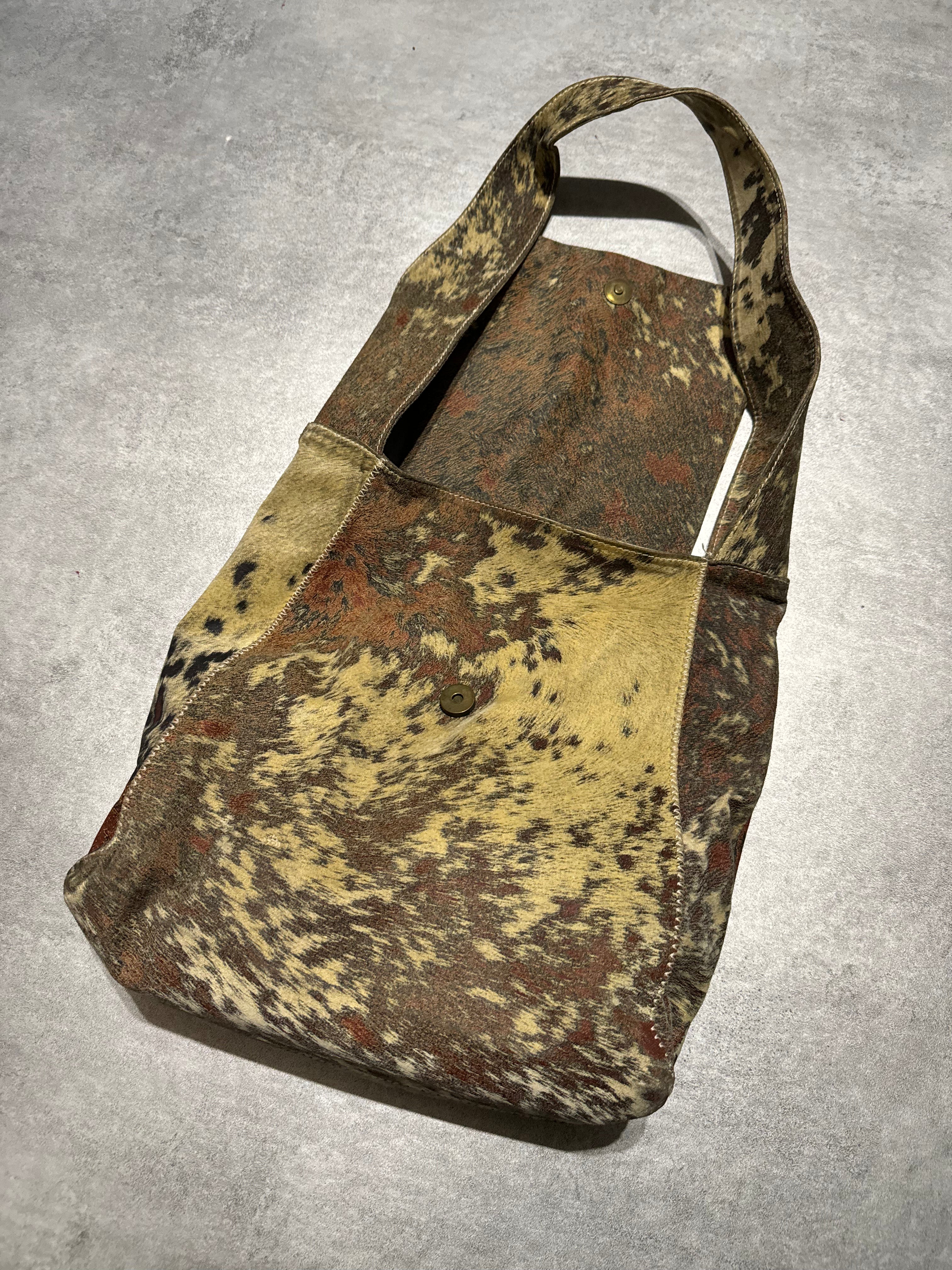 AW1999 Roberto Cavalli Fury Cow Print Effect Handle Bag (OS) - 11