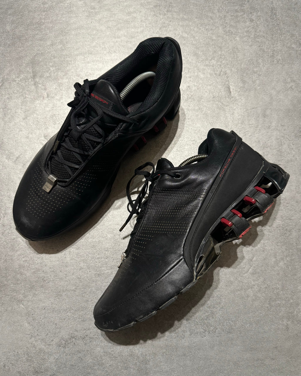 2011 Adidas x Porsche Design P5000 Bounce S2 Black & Red Sneakers (43) - 2