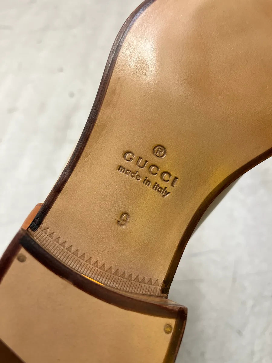 AW2022 Gucci Contrast Stripe Beige Ankle Leather Boots xIGrvddE 9