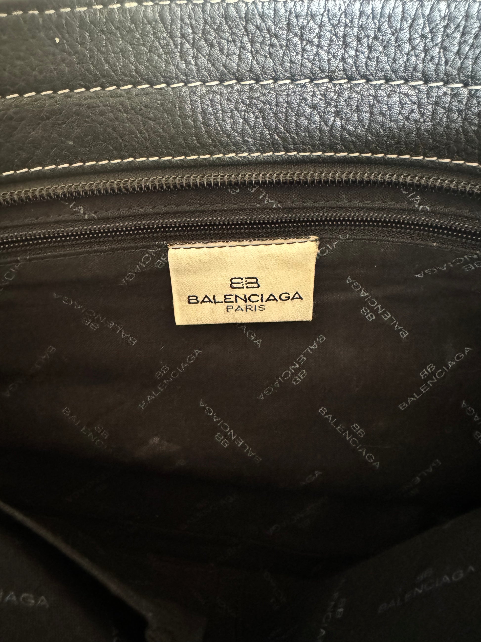 Balenciaga City Black Leather Minimalist Bag (OS) - 9