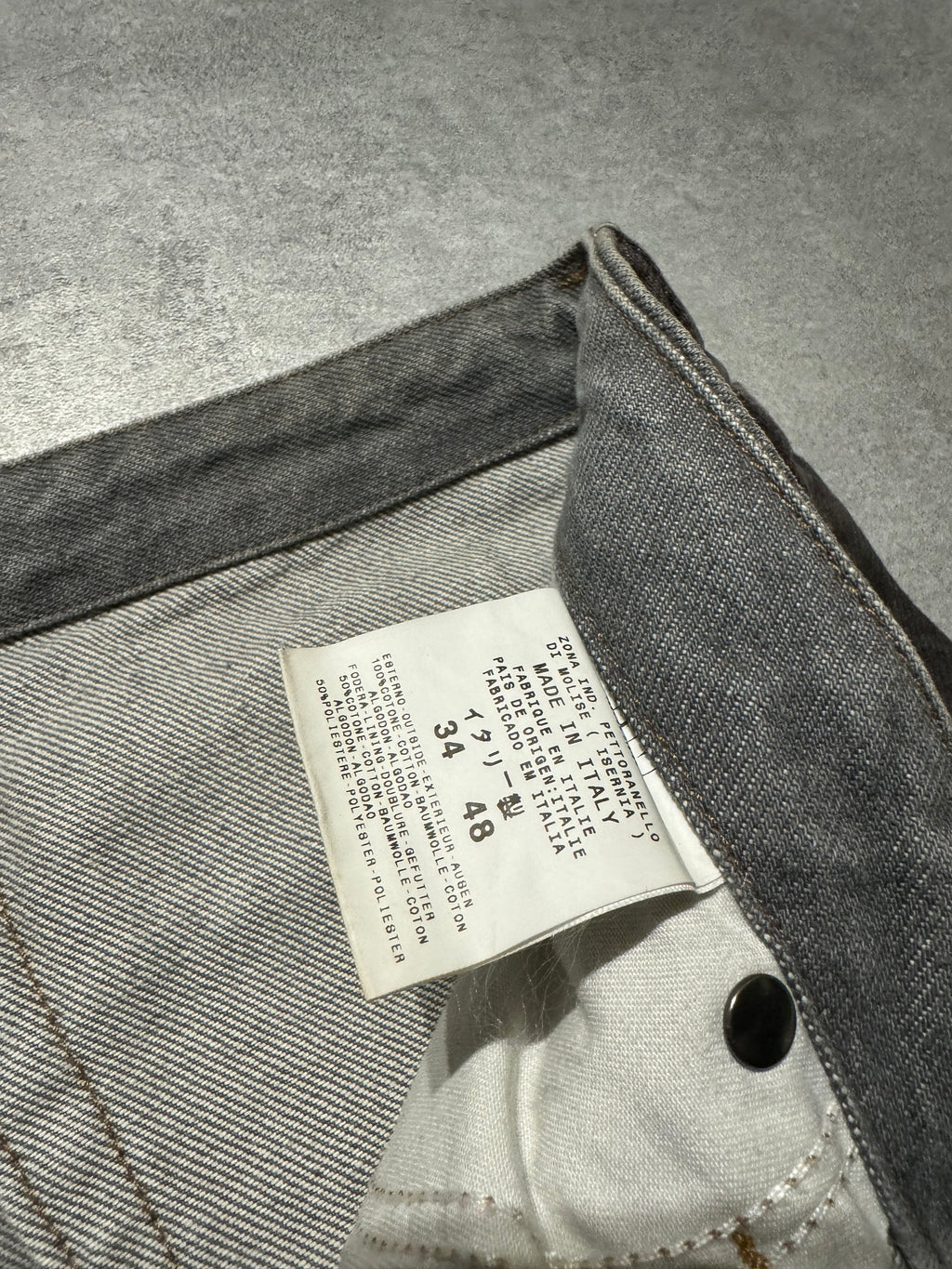 SS2006 Cavalli Faded Grey Desert Mirage Pants (M/L) - 5