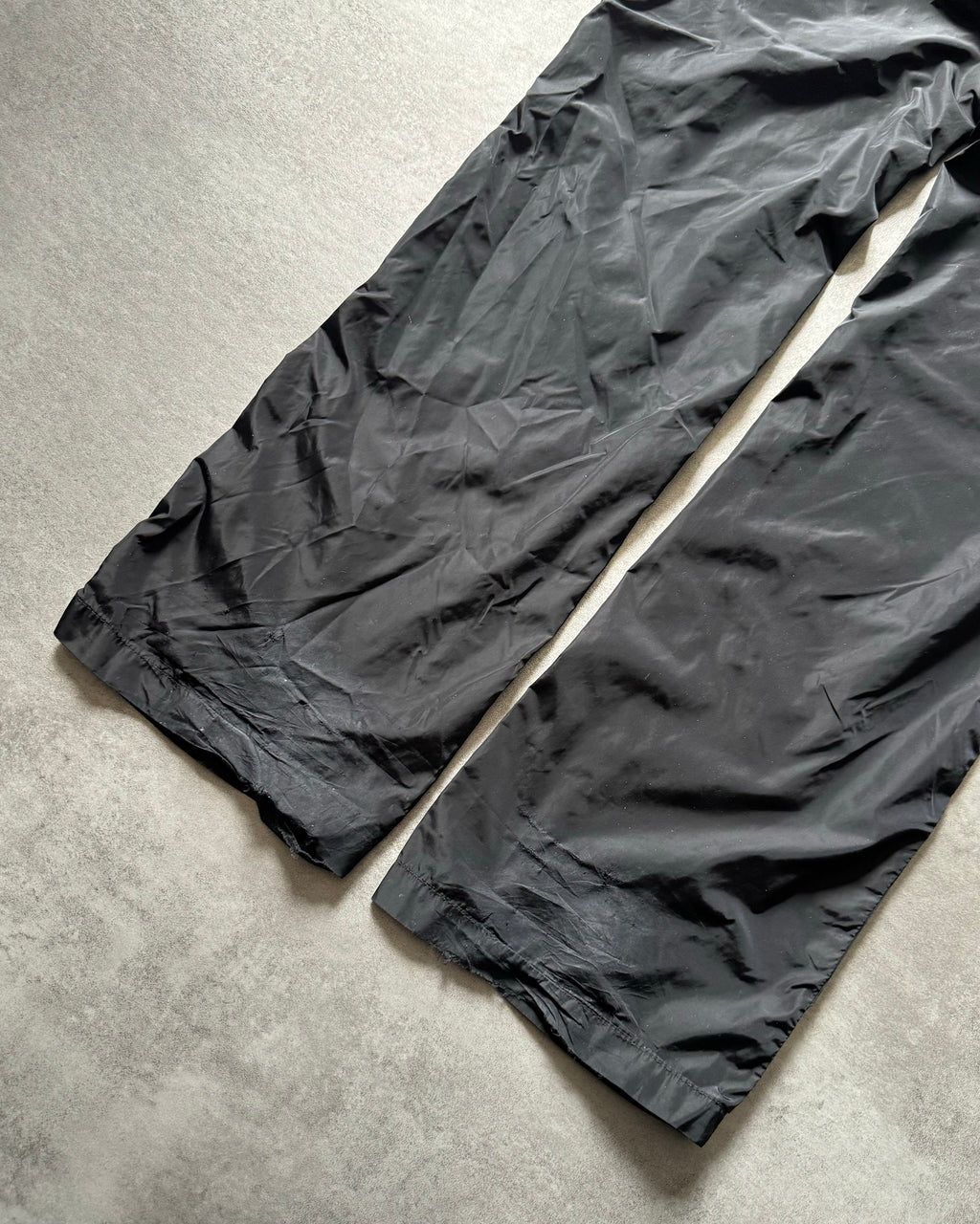 AW2005 Prada Linea Rossa Nylon Black Soft Pants (M) - 6