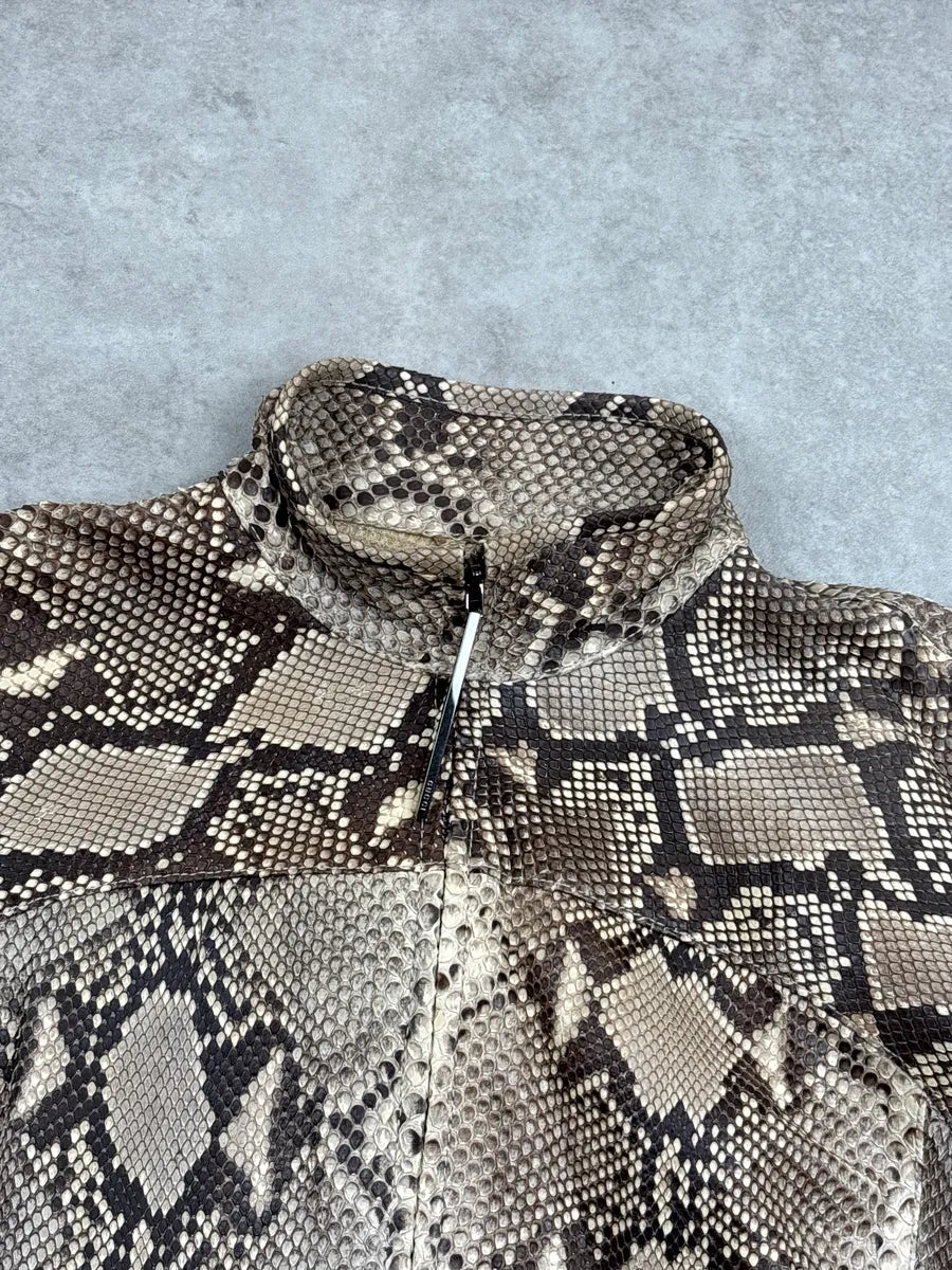 SS2000 Gucci Python Leather Zip-Up Light Jacket by Tom Ford xTewrrVx 6