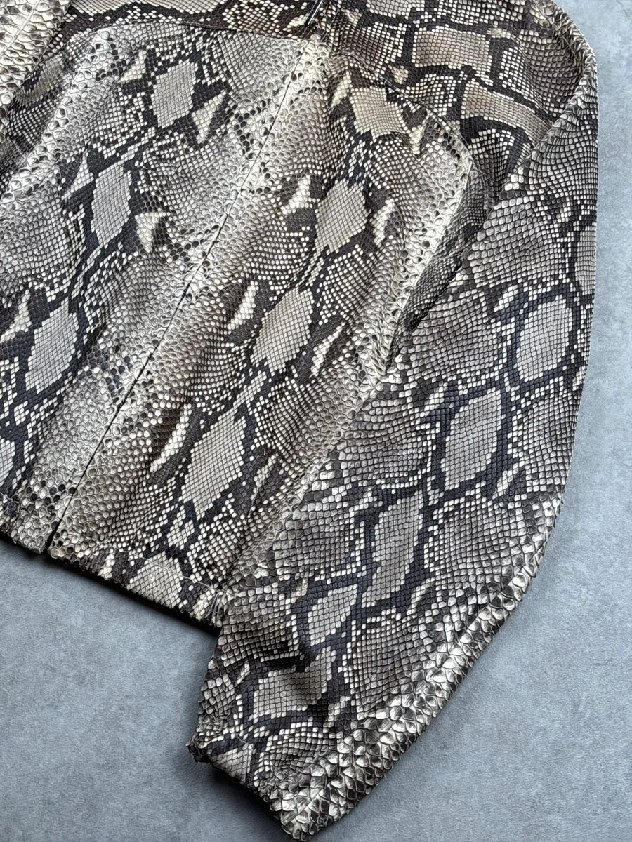 SS2000 Gucci Python Leather Zip-Up Light Jacket by Tom Ford xTewrrVx 7