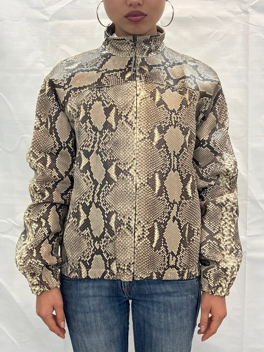 SS2000 Gucci Python Leather Zip-Up Light Jacket by Tom Ford xTewrrVx 2