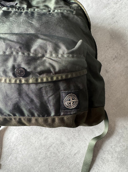 AW2021 Stone Island Olive Compass-Patch Backpack (OS) - 9