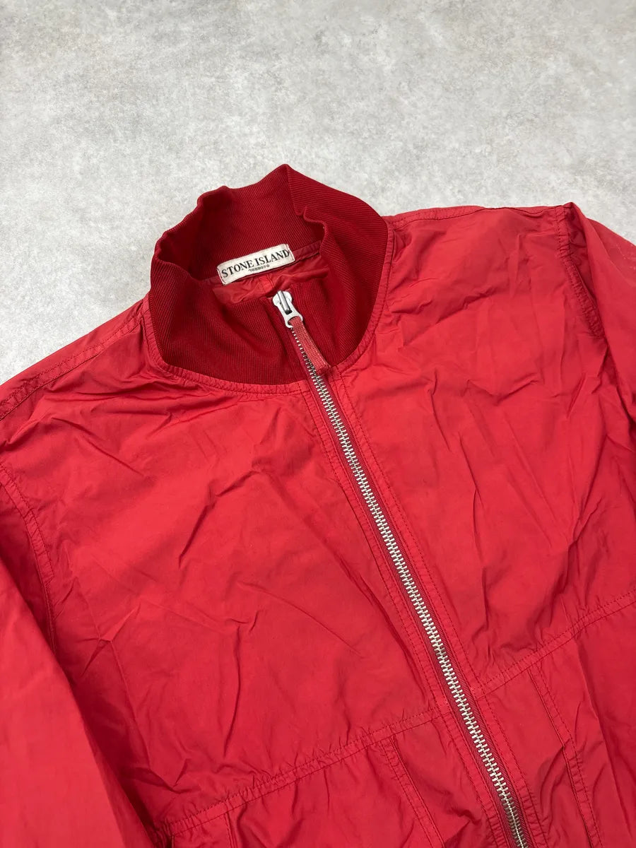 Stone Island Red Nylon Bomber Jacket xaECGzyy 5