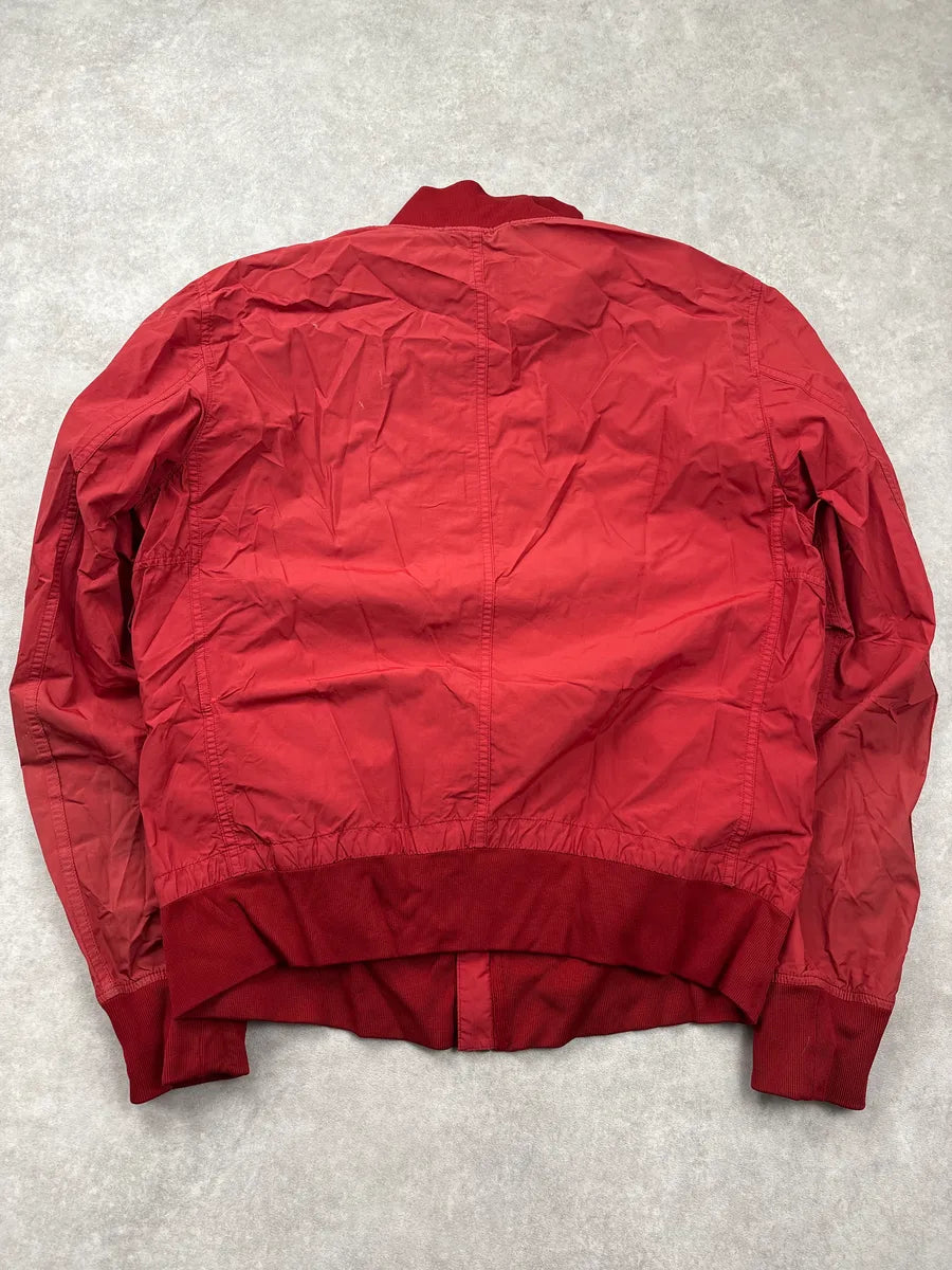 Stone Island Red Nylon Bomber Jacket xaECGzyy 6