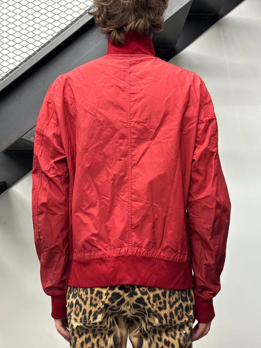 Stone Island Red Nylon Bomber Jacket xaECGzyy 3