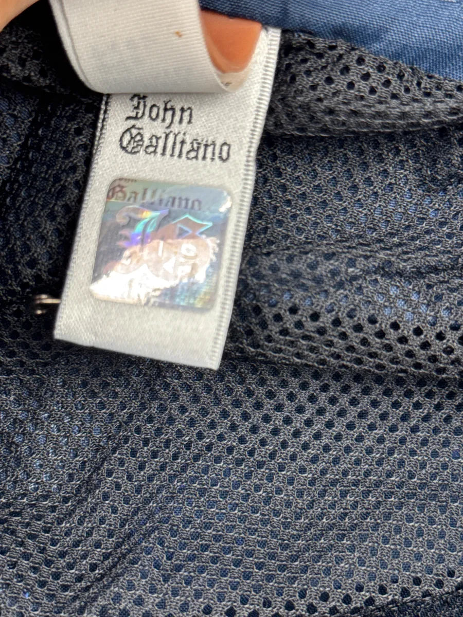 John Galliano Navy All-Over Monogram Cargo Shorts xjMmTmfh 12