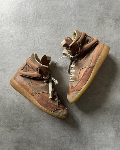 Maison Margiela Hybrid Brown Leather High Top (40) - 9