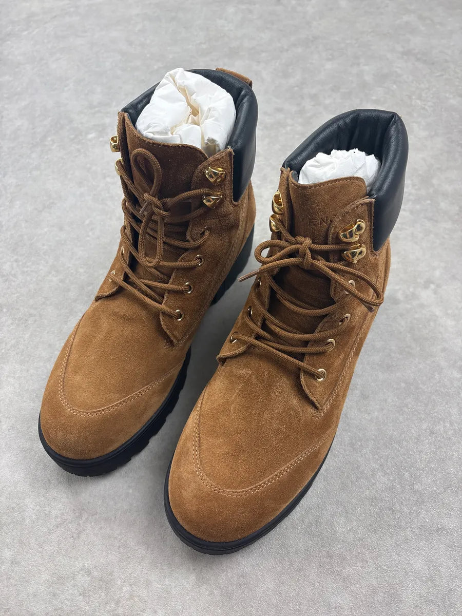 Givenchy Camel Suede Hiking Boots XTQNvGh 2