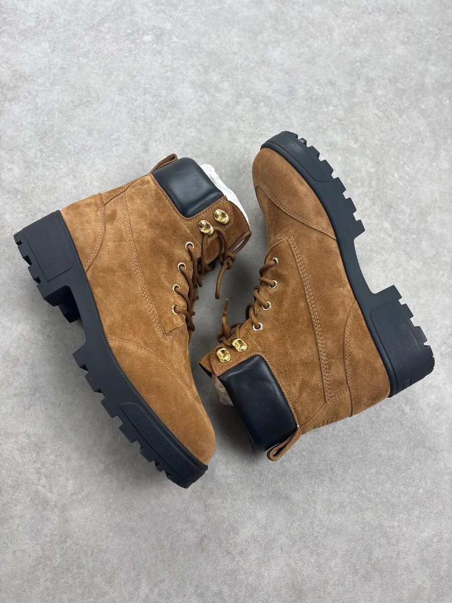 Givenchy Camel Suede Hiking Boots XTQNvGh 5