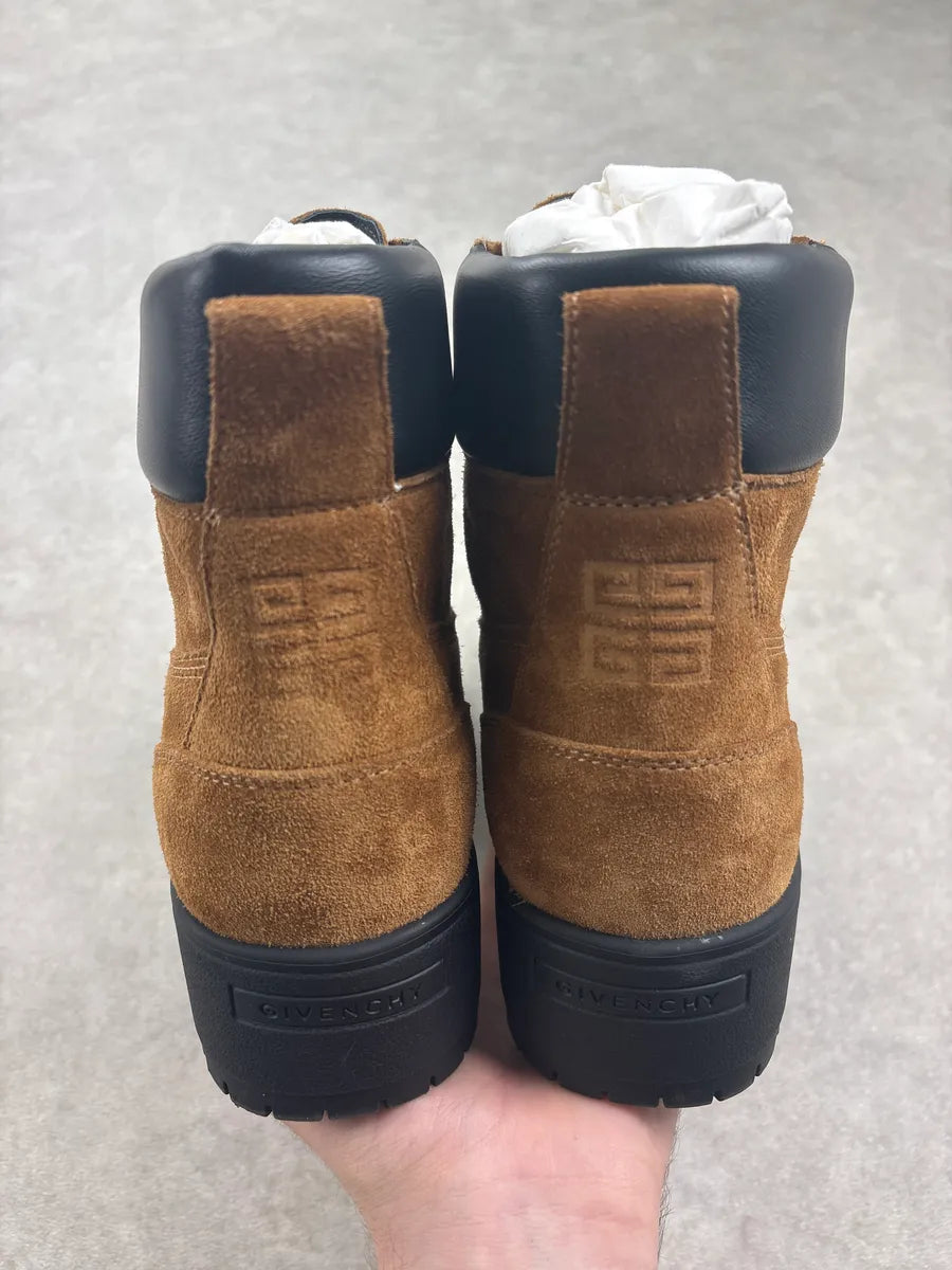 Givenchy Camel Suede Hiking Boots XTQNvGh 6