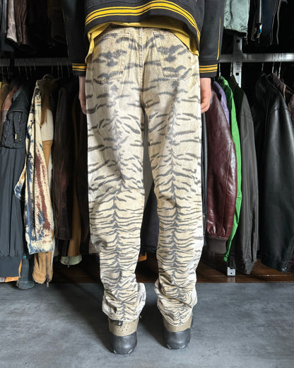 2000s Roberto Cavalli Safari Relaxed Pants  (M) - 4